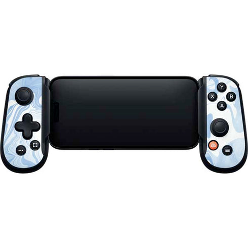 Blue Marbling Backbone One for iPhone Game Controller Skin